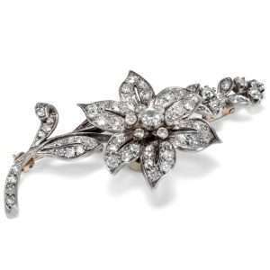 606582-hofer-antikschmuck-Antike-Diamantbrosche-mit-en-tremblant-gelagerter-Bluete-um-1880-Freudige-Blueten_1