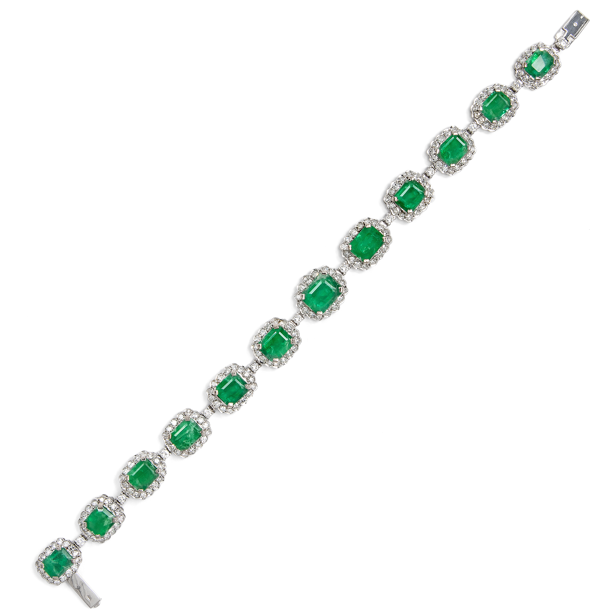 624758-hofer-antikschmuck-Luxurioeses-vintage-Armband-mit-Smaragden-und-Diamanten-in-Weissgold-um-1965-ueppiges-Gruen_4