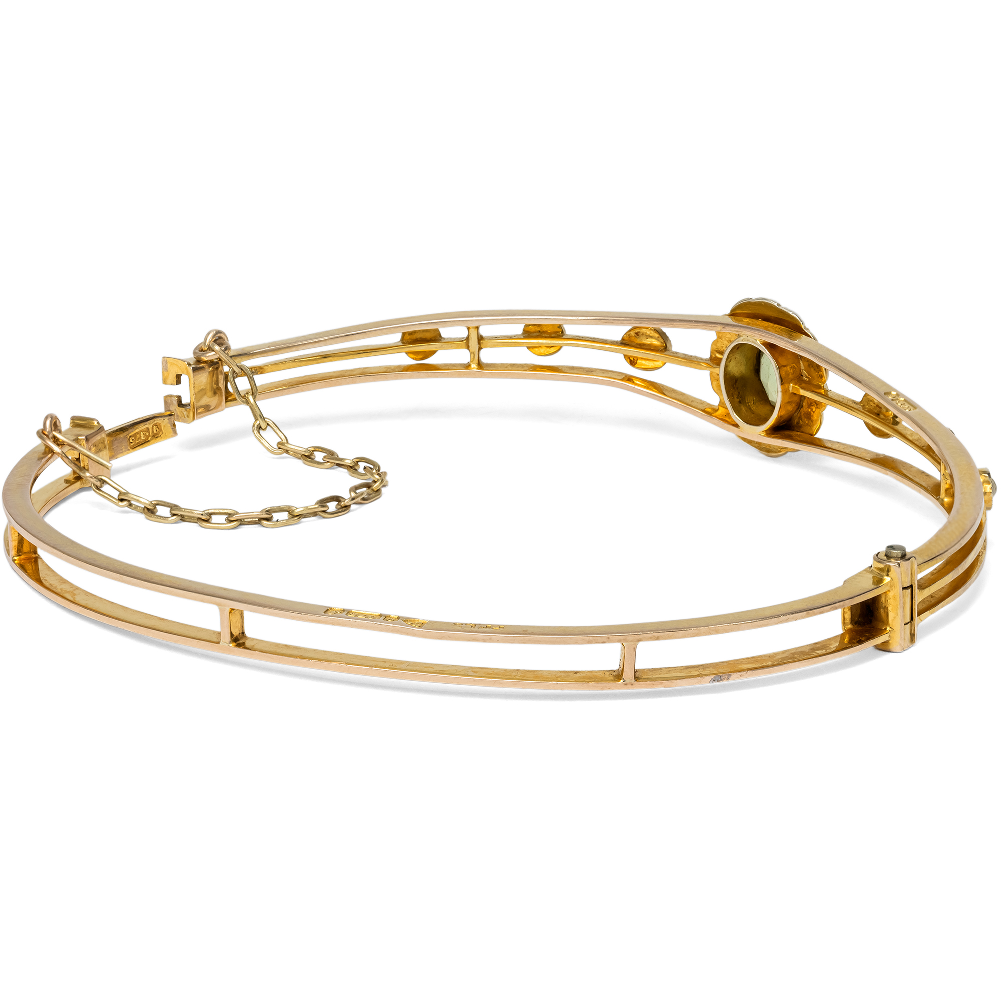 626666-hofer-antikschmuck-Antiker-Armreif-mit-Peridot-und-Naturperlen-England-1909-Von-sagenumwobener-Insel_4