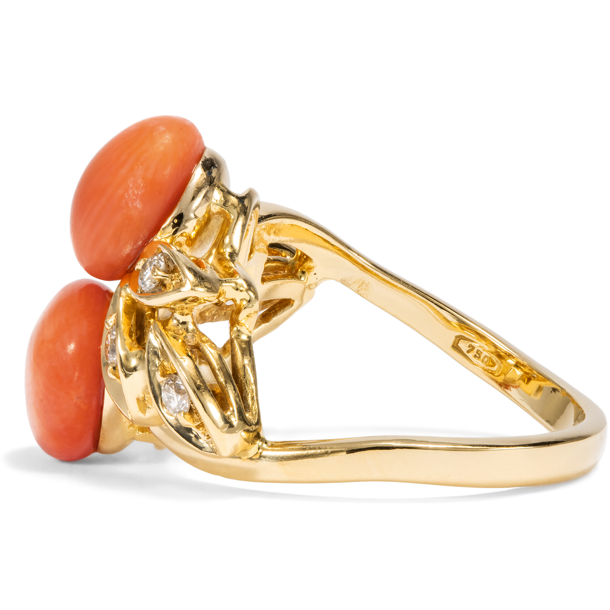 627192-hofer-antikschmuck-Schoener-Vintage-Ring-aus-Gold-Diamanten-und-Koralle-Italien-um-1985-Sonnenuntergang-ueber-dem-Tyrrhenischen-Meer_1