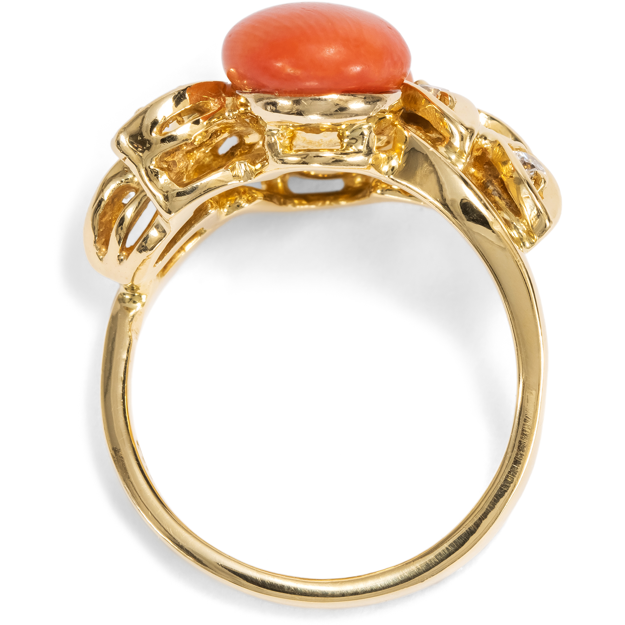 627192-hofer-antikschmuck-Schoener-Vintage-Ring-aus-Gold-Diamanten-und-Koralle-Italien-um-1985-Sonnenuntergang-ueber-dem-Tyrrhenischen-Meer_5