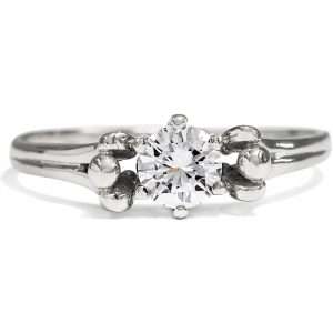 627229-hofer-antikschmuck-Klassischer-vintage-0-44-ct-Diamant-Solitaer-Ring-in-Weissgold-um-1955-Bewaehrte-Form_1